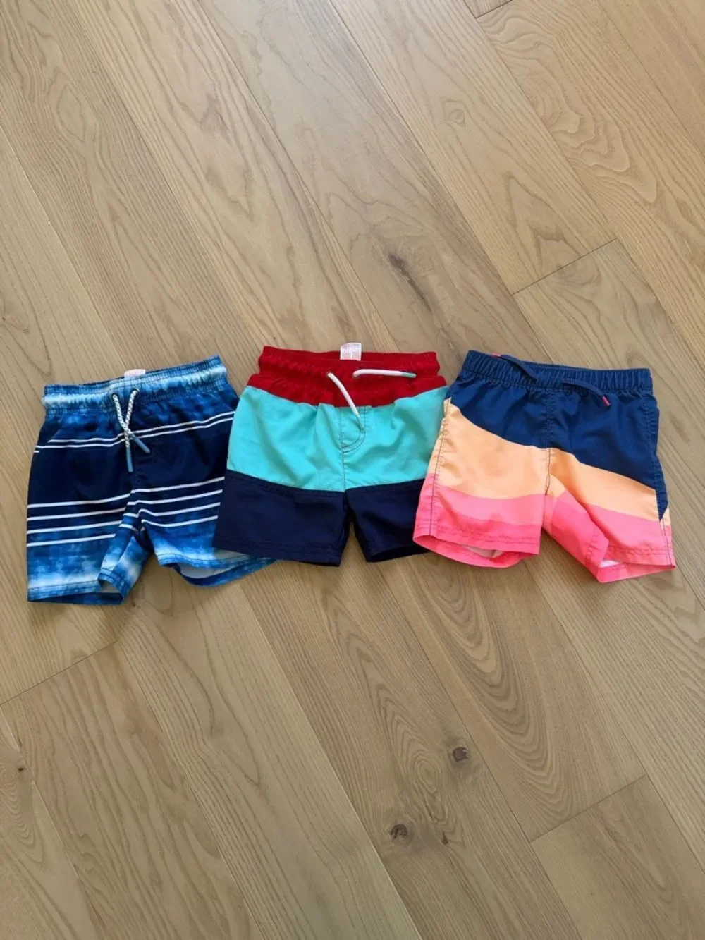 Bundle of 3 Boys' Swim Shorts Trunks 18-24 months/2T